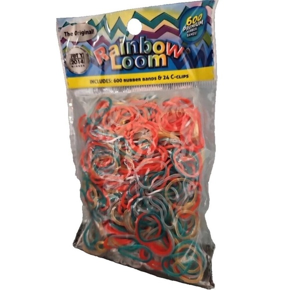 6 3-packs of Craft bands Rainbow Loom. 
3-pack=1800 bands & 72 C-clips NEW! - Picture 1 of 5